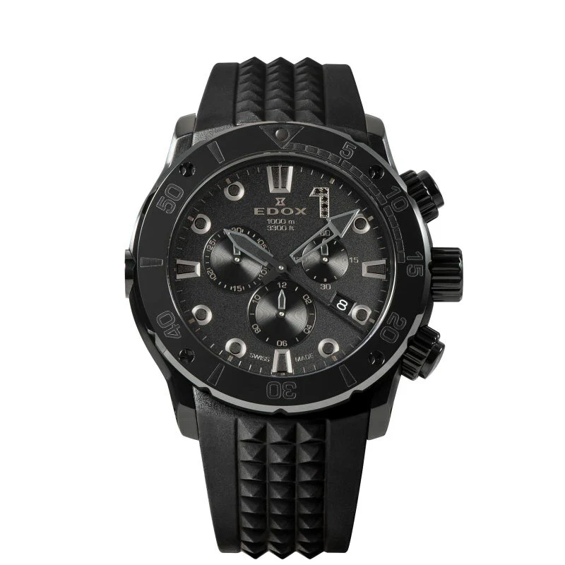 Edox Chronograph 10242-NGMCAS-NDGM Japan Limited Edition Quartz Men Unisex Watch