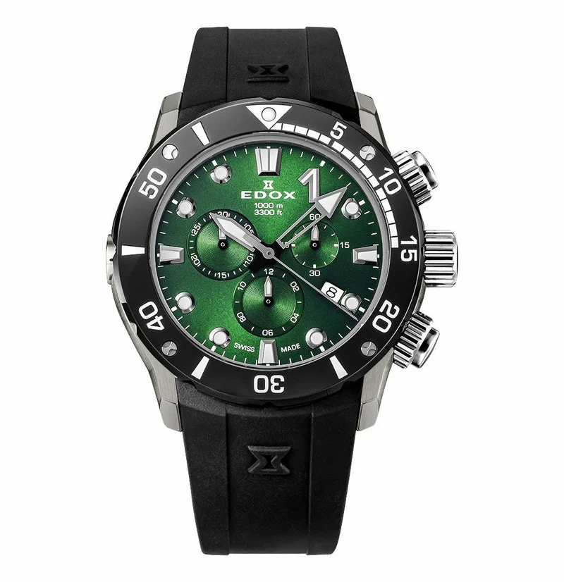 Edox Chronograph 10242-TIN-VINGM Japan Limited Edition Quartz Men Unisex Watch