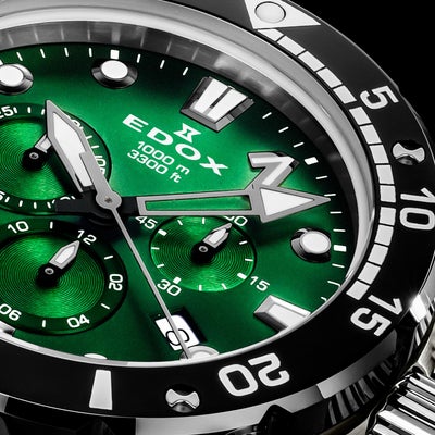 Edox Chronograph 10242-TIN-VINGM Japan Limited Edition Quartz Men Unisex Watch - Image 3