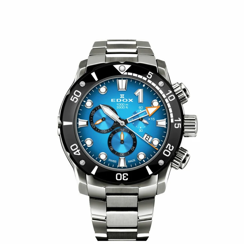 Edox Chronorally 10242-TINM-BUIDN Chronograph Quartz Men Unisex Watch