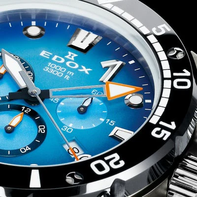 Edox Chronorally 10242-TINM-BUIDN Chronograph Quartz Men Unisex Watch - Image 2