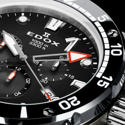 Edox Chronorally 10242-TINM-NIN Chronograph Quartz Men Unisex Watch - Image 2