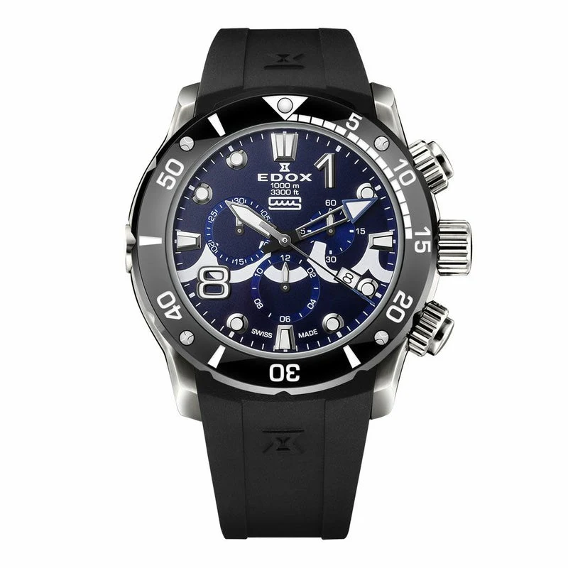 Edox CHRONOGRAPH muta MARINE SPECIAL Edition 10242-TINMUTA-BUINGM