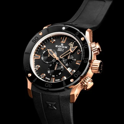 Edox Chronorally 10242-TINR-NIR Chronograph Quartz Men Unisex Watch - Image 3