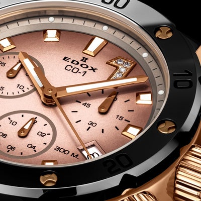 Edox Chronolady 10255-37RCA-BRDR Quartz Unisex Watch with Chronograph Features - Image 3