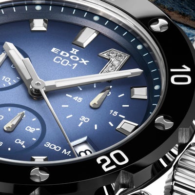 Edox Chronograph 38 10255-3CA-BUIDN-SFR Safari Limited Edition Quartz Watch for Men/Unisex - Image 5