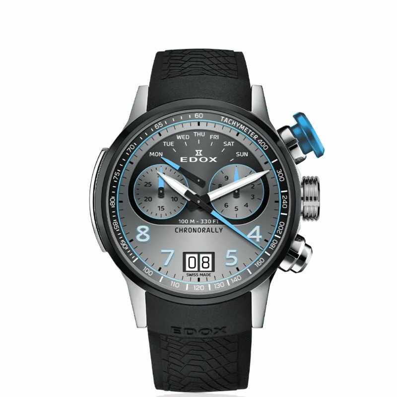 Edox CHRONOGRAPH 45 38003-TINBU-GNBU Watch Japan Official