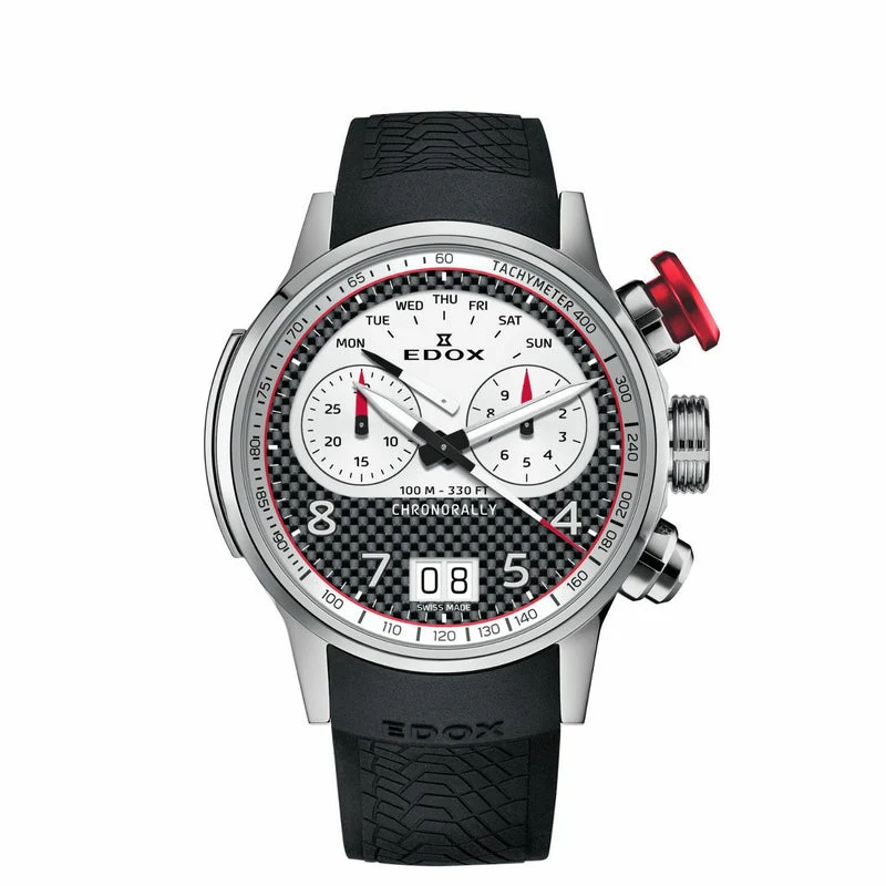 Edox Chronograph 45 Limited Edition 38003-TINR-CANBR Quartz Unisex Watch