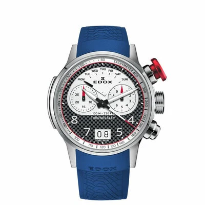 Edox Chronograph 45 Limited Edition 38003-TINR-CANBR Quartz Unisex Watch - Image 5