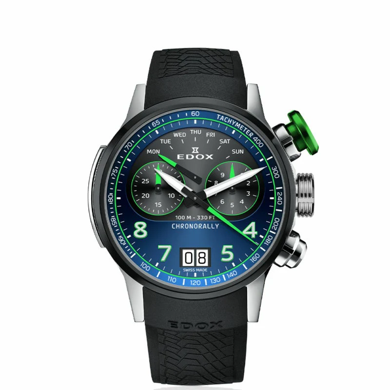 Edox CHRONOGRAPH 45 38003-TINV-BUNV Watch Japan Official