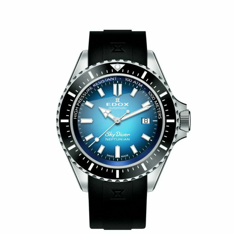 Edox Automatic 80120-3NCA-BUIDN Men's Unisex Watch - Stylish & Reliable Timepiece