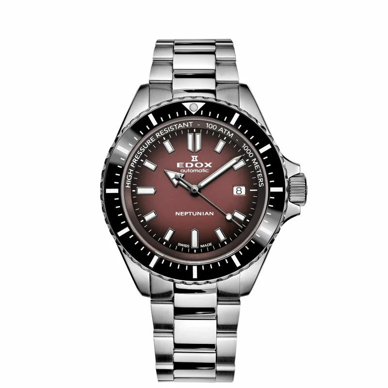 Edox Automatic 80120-3NM-BRD Men's Unisex Watch - Stylish, Reliable, Precision Timekeeping