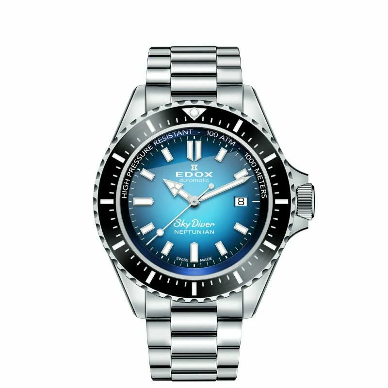 Edox Les Vauberts 80120-3NM-BUIDN Automatic Quartz Men Unisex Watch