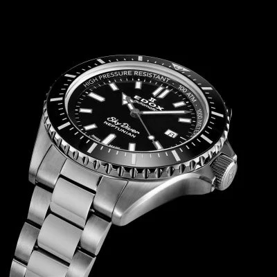Edox Les Vauberts 80120-3NM-NIN Automatic Quartz Men Unisex Watch - Image 4