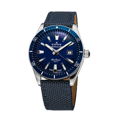 Edox Limited Edition 80126-3BUM-BUIN Date Automatic Quartz Unisex Watch - Image 2
