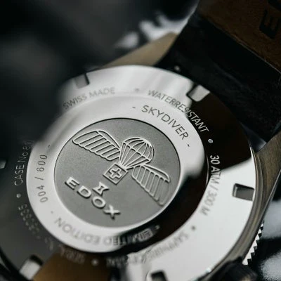 Edox Limited Edition 80126-3BUM-BUIN Date Automatic Quartz Unisex Watch - Image 4
