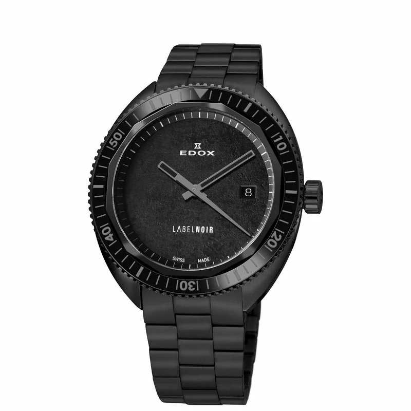 Edox Label Noir 80128-37NLNM-NLN Chronometer Automatic Quartz Unisex Limited Edition Watch