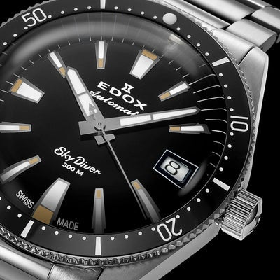 Edox 38 DATE AUTOMATIC 80131-3NM-NIB Watch Japan Official - Image 2