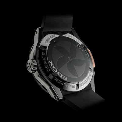 Edox Bezel LOCK DATE Automatic 80137-37GMR-CANR - Image 3