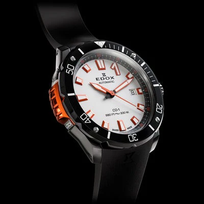 Edox Bezel LOCK DATE Automatic 80137-37GNO-AO - Image 2