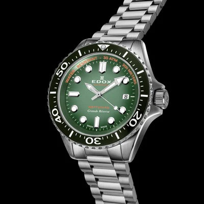Edox Grande RESERVE DATE Automatic 80801-3VM-VDN - Image 2