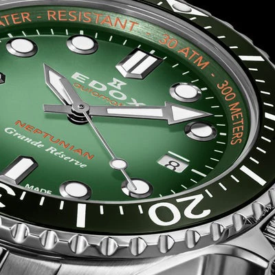 Edox Grande RESERVE DATE Automatic 80801-3VM-VDN - Image 3
