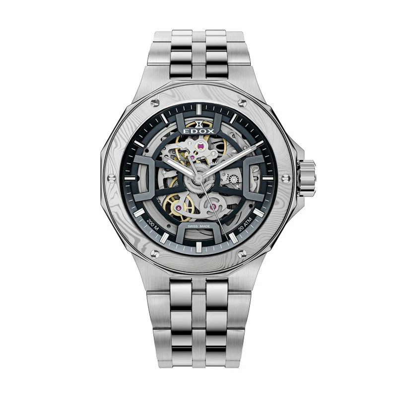 Edox Mecano 85310-3DM-NGIN Damascus Limited Edition Automatic Unisex Watch
