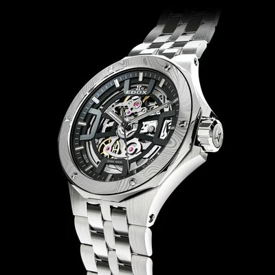 Edox Mecano 85310-3DM-NGIN Damascus Limited Edition Automatic Unisex Watch - Image 2
