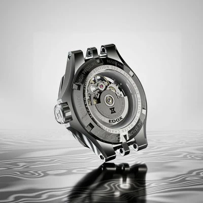 Edox Mecano 85310-3DM-NGIN Damascus Limited Edition Automatic Unisex Watch - Image 3