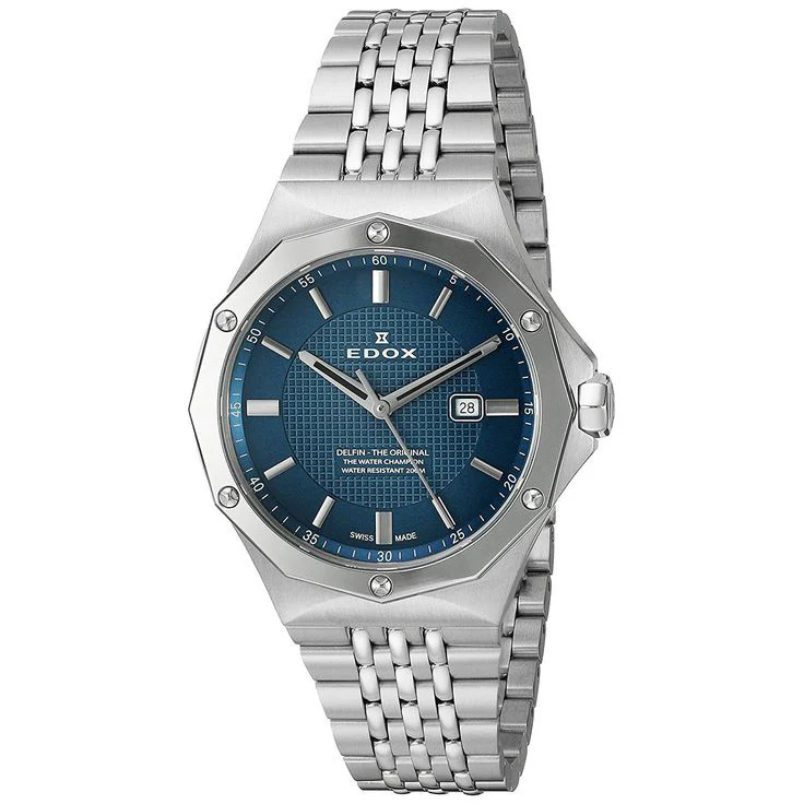 EDOX M-BUIN1 Masterpiece Calandre Automatic Movement Sapphire Crystal Water Resistant 42mm Case
