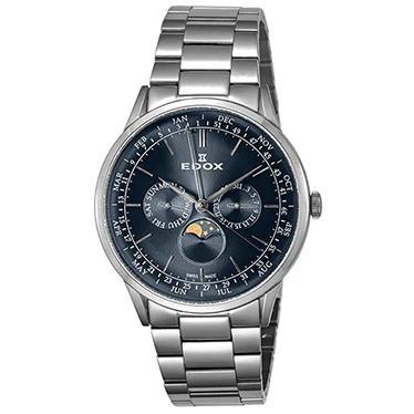 EDOX M-BUIN1 Masterpiece Calandre Automatic Movement Sapphire Crystal Water Resistant 42mm Case - Image 2