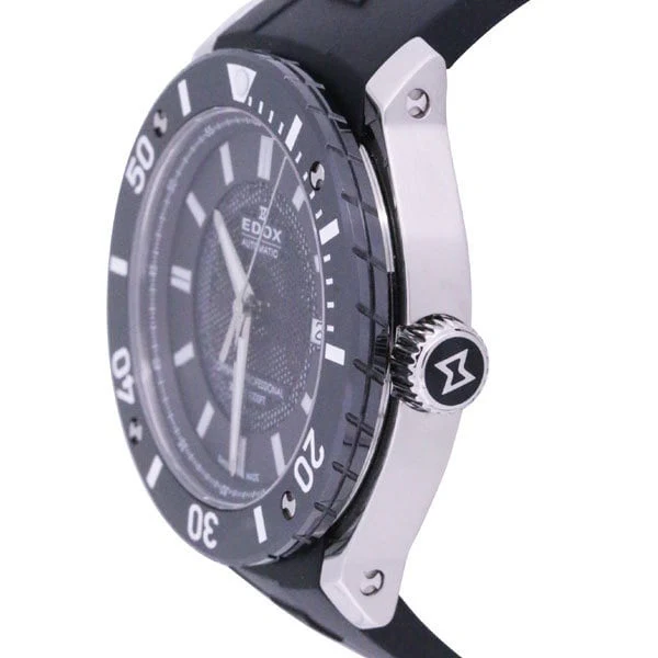 EDOX NIN3 Automatic Men's Chronograph Water Resistant Swiss Movement Stainless Steel Elegant Design