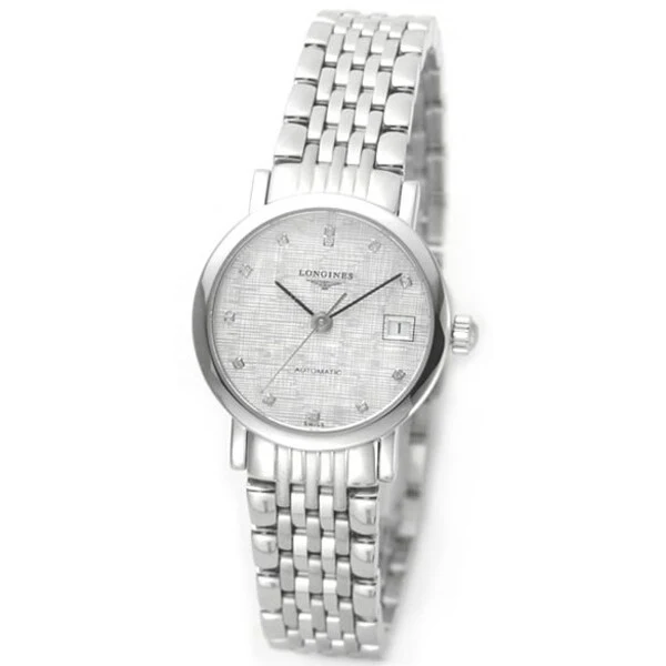 Longines L4.309.4.77.6 Elegant Quartz Women's Silver Watch