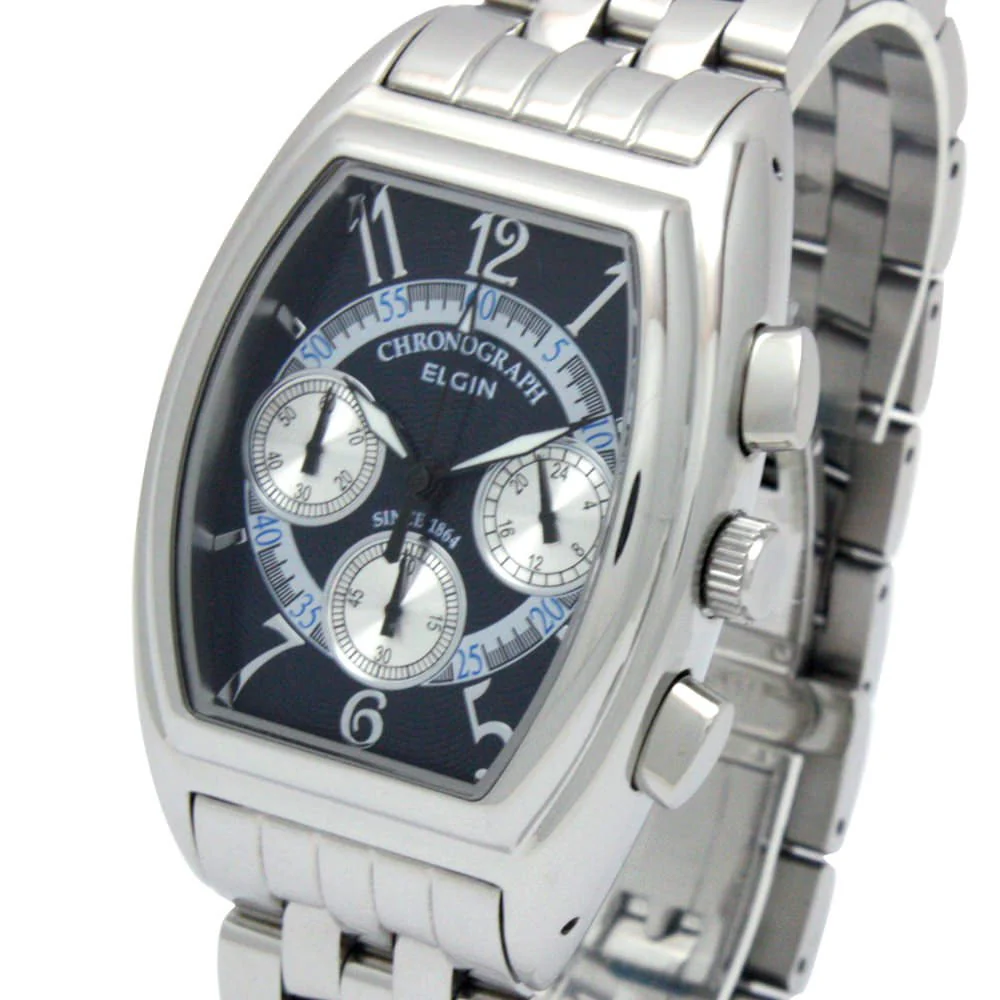 ELGIN FK1403S-BL Chronograph Tonneau Men's Watch - Image 2