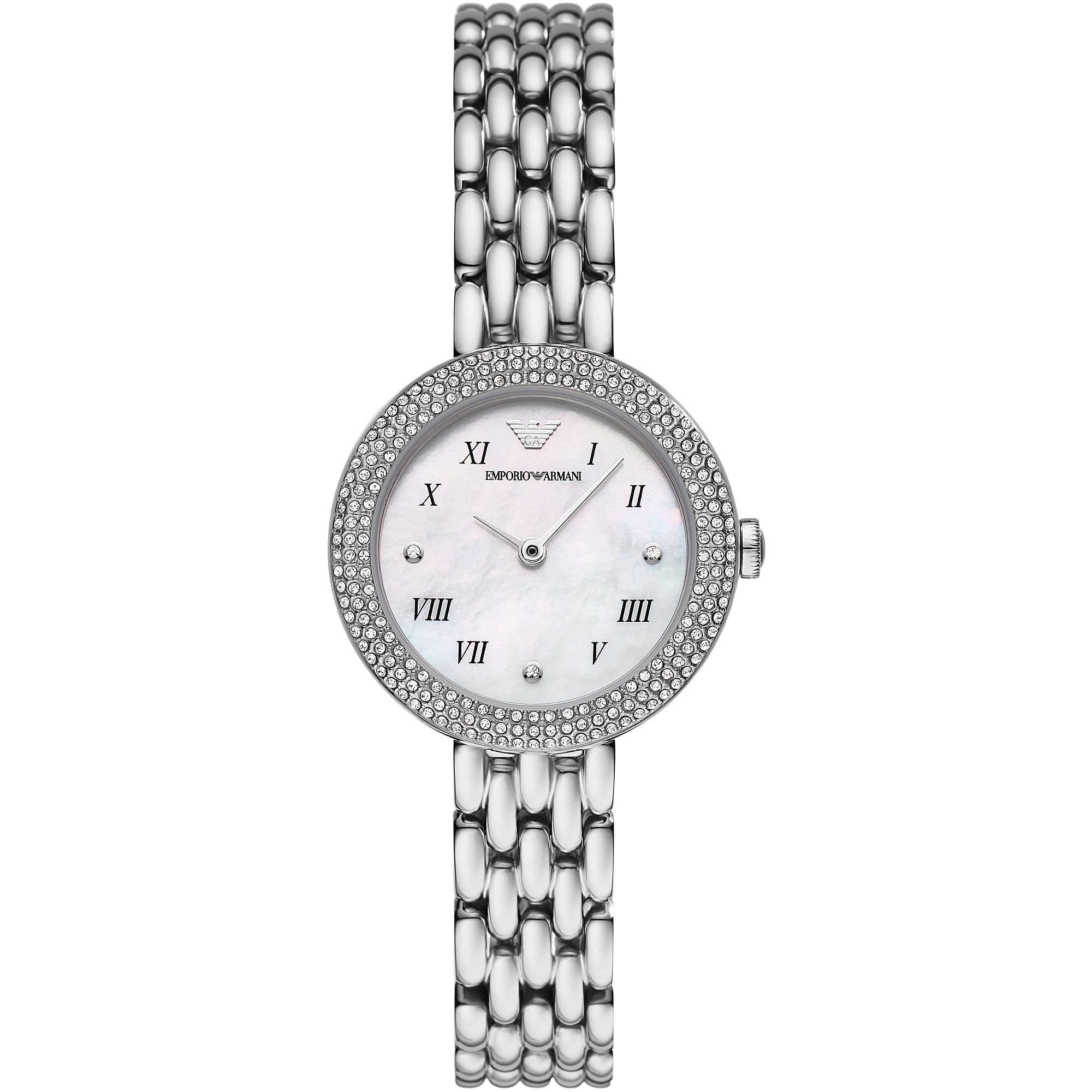 EMPORIO ARMANI AR11354 ROSA Silver Quartz Women's Watch