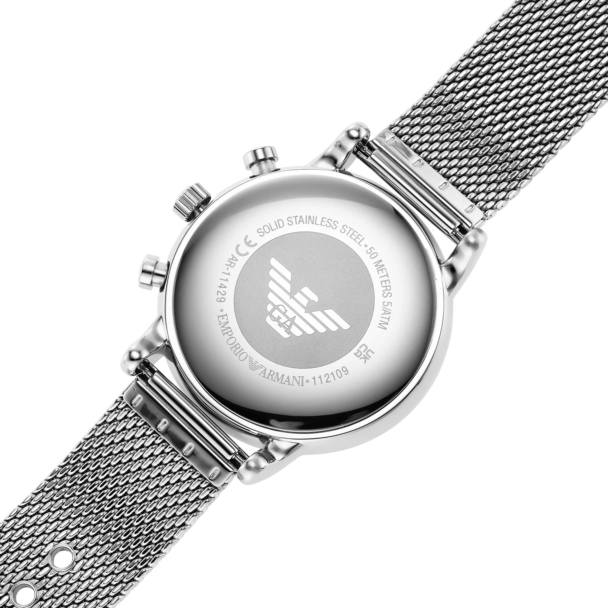EMPORIO ARMANI AR11429 Chronograph Stainless Steel Watch - Image 5