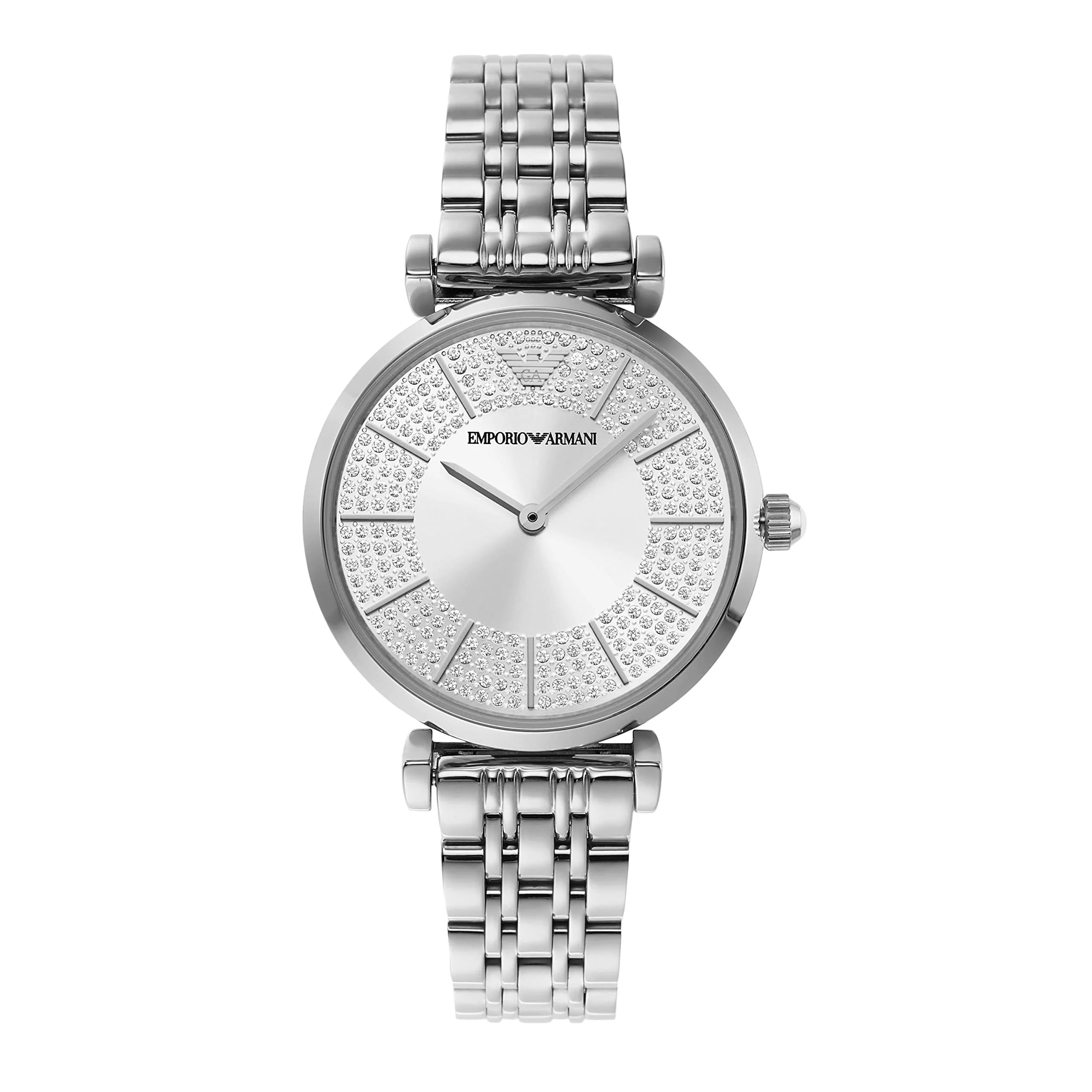 EMPORIO ARMANI AR11445 Two-Hand Stainless Steel Women's Watch - Image 2