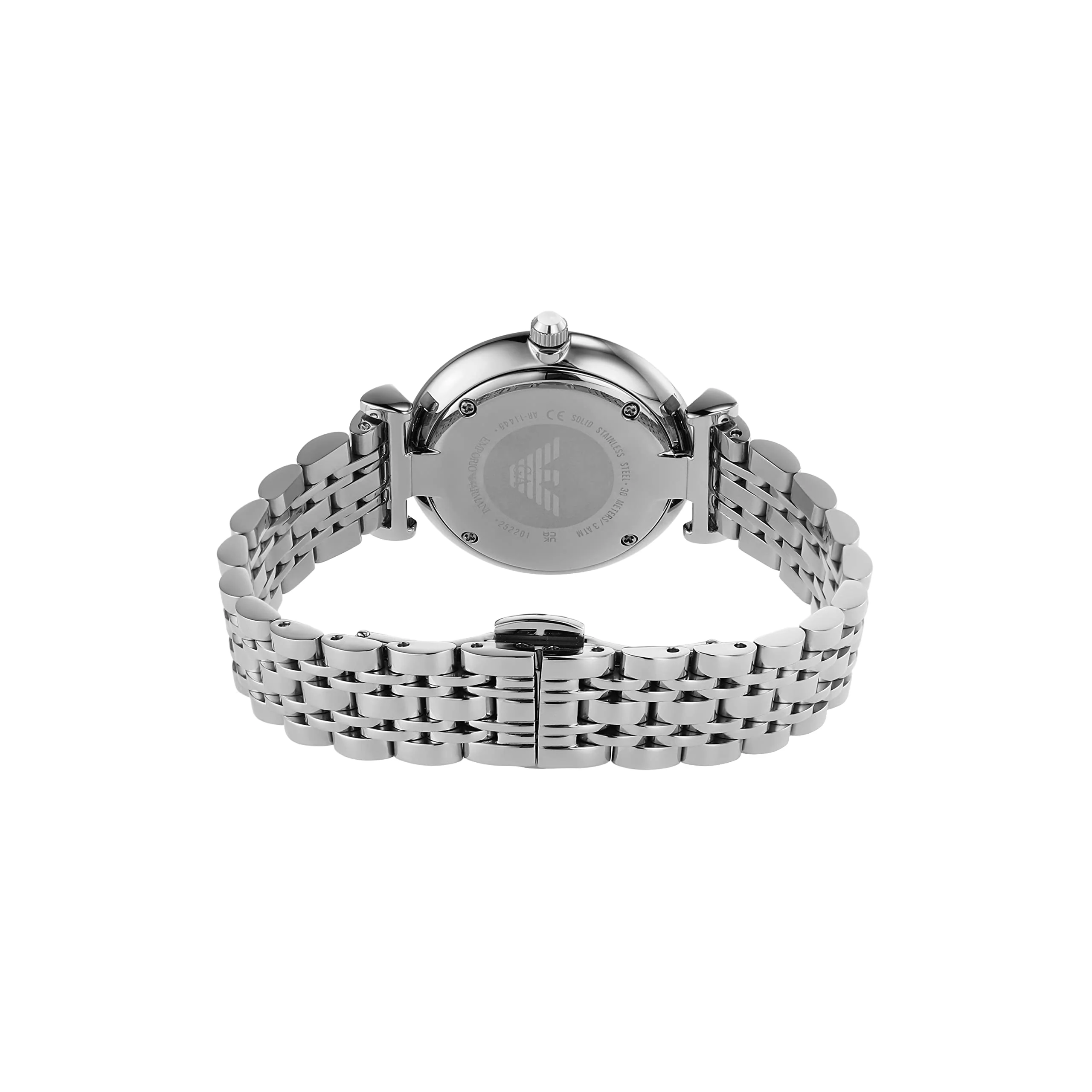 EMPORIO ARMANI AR11445 Two-Hand Stainless Steel Women's Watch - Image 4