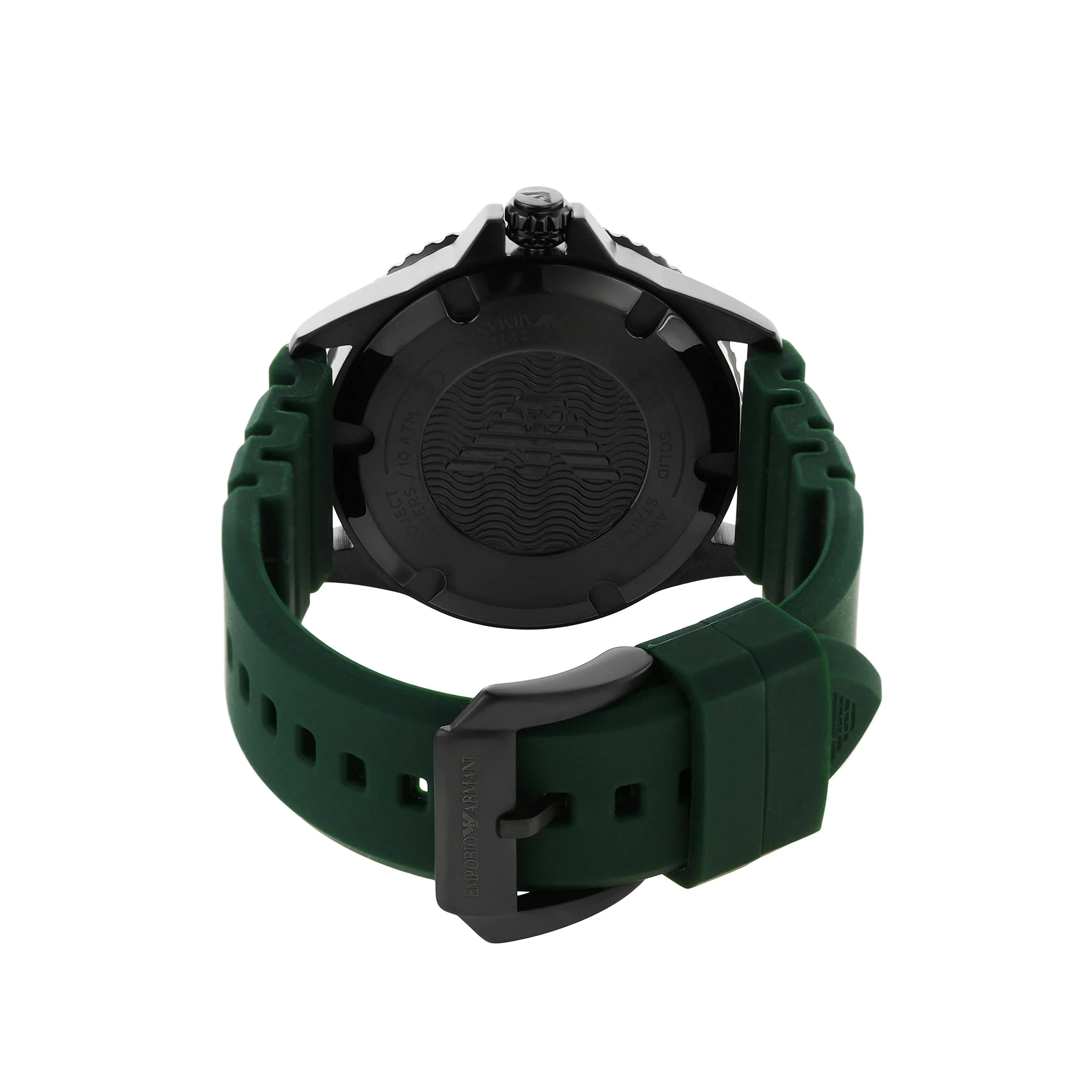 EMPORIO ARMANI AR11464 World Explorer Green Quartz Watch - Image 3