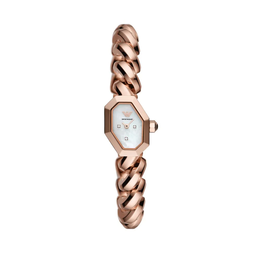 EMPORIO ARMANI AR11479 Women's Rose Gold Bracelet Watch