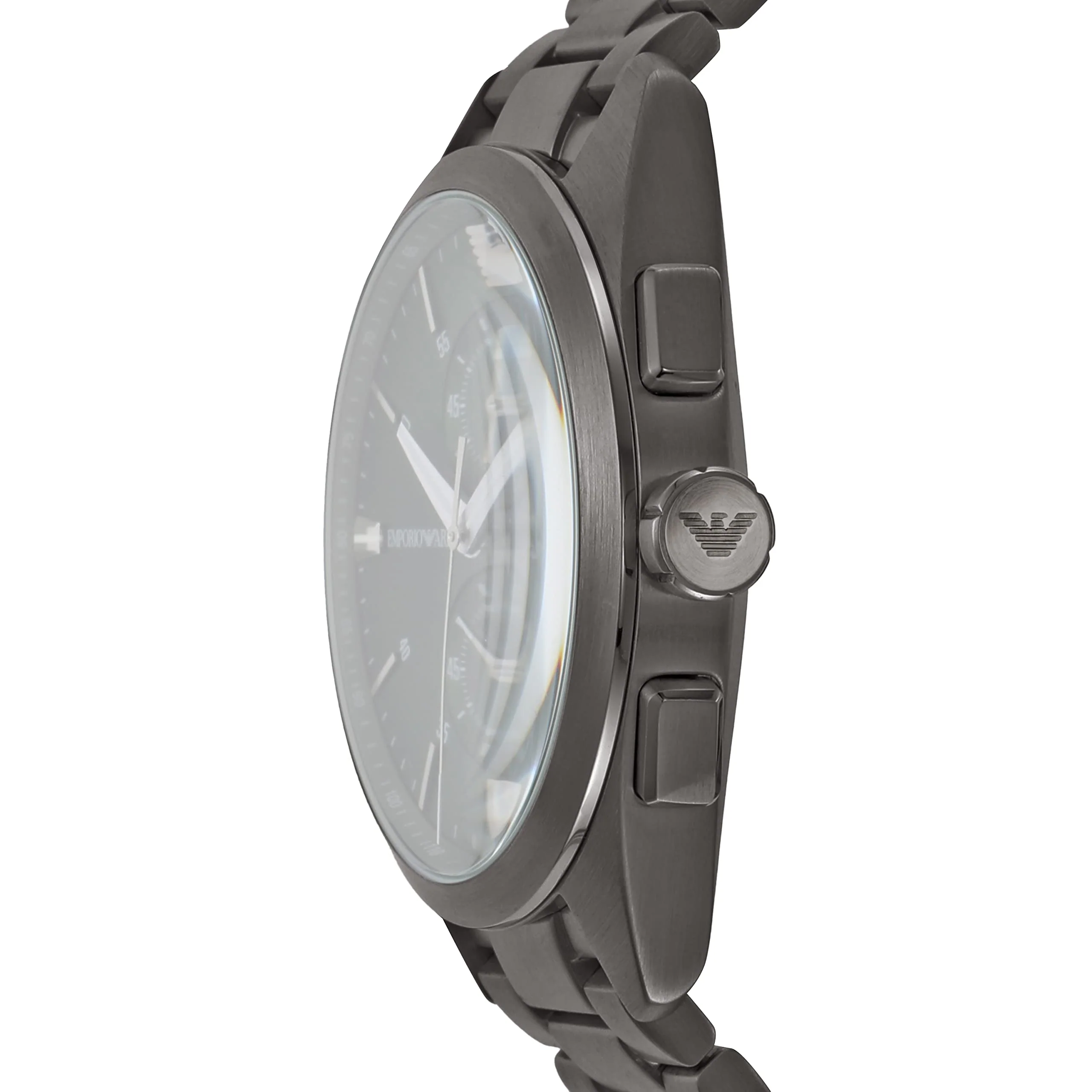 EMPORIO ARMANI AR11481 Quartz Chronograph Gunmetal Watch - Image 2