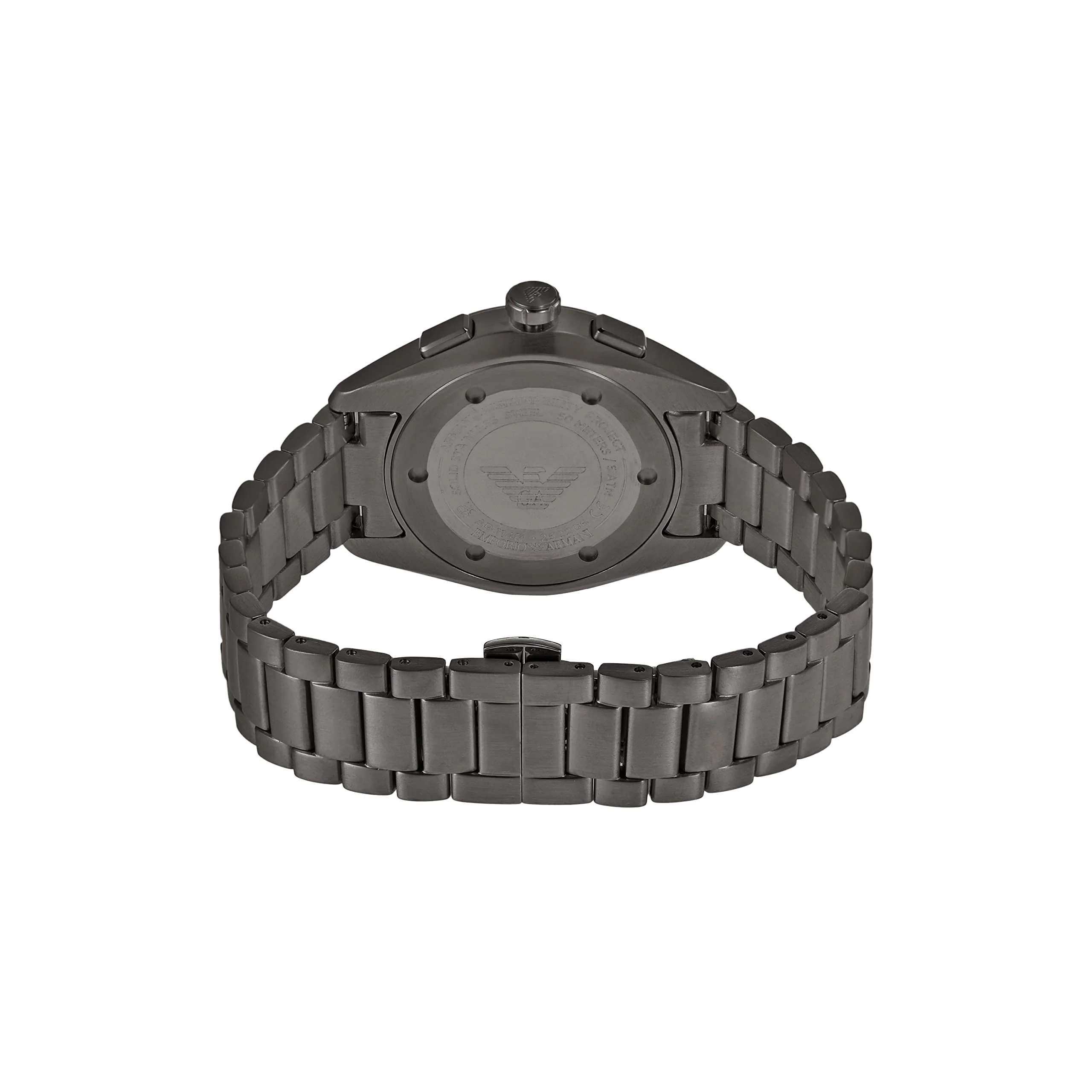 EMPORIO ARMANI AR11481 Quartz Chronograph Gunmetal Watch - Image 3