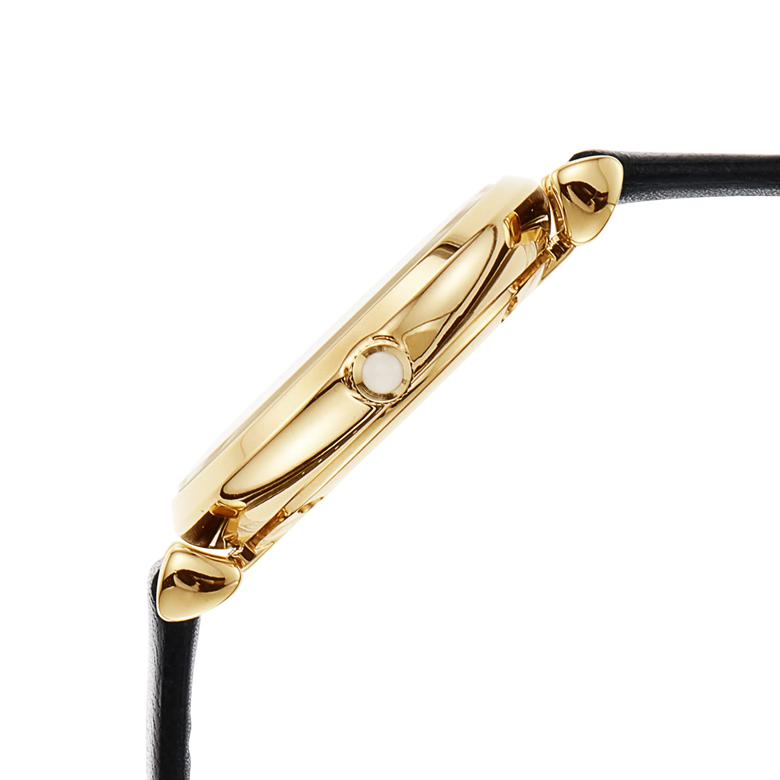 EMPORIO ARMANI AR1910 Women's Classic Gold Leather Band Watch - Image 3