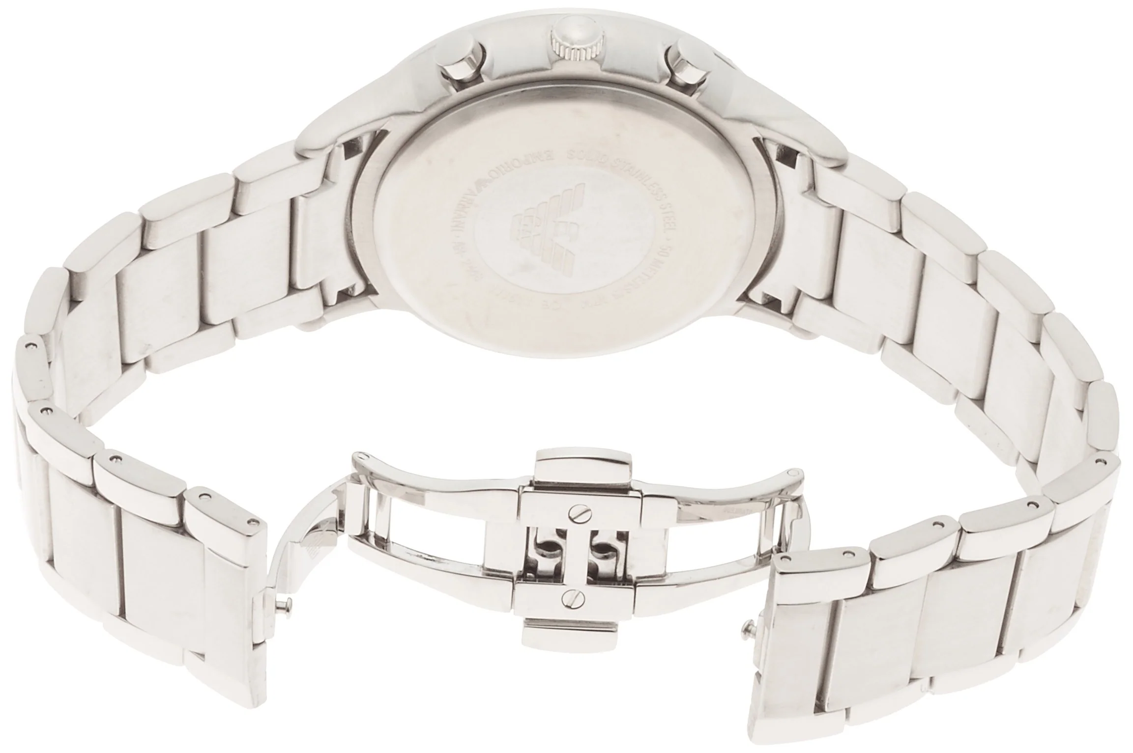 EMPORIO ARMANI AR2448 Men's Quartz Stainless Steel Watch - Image 2
