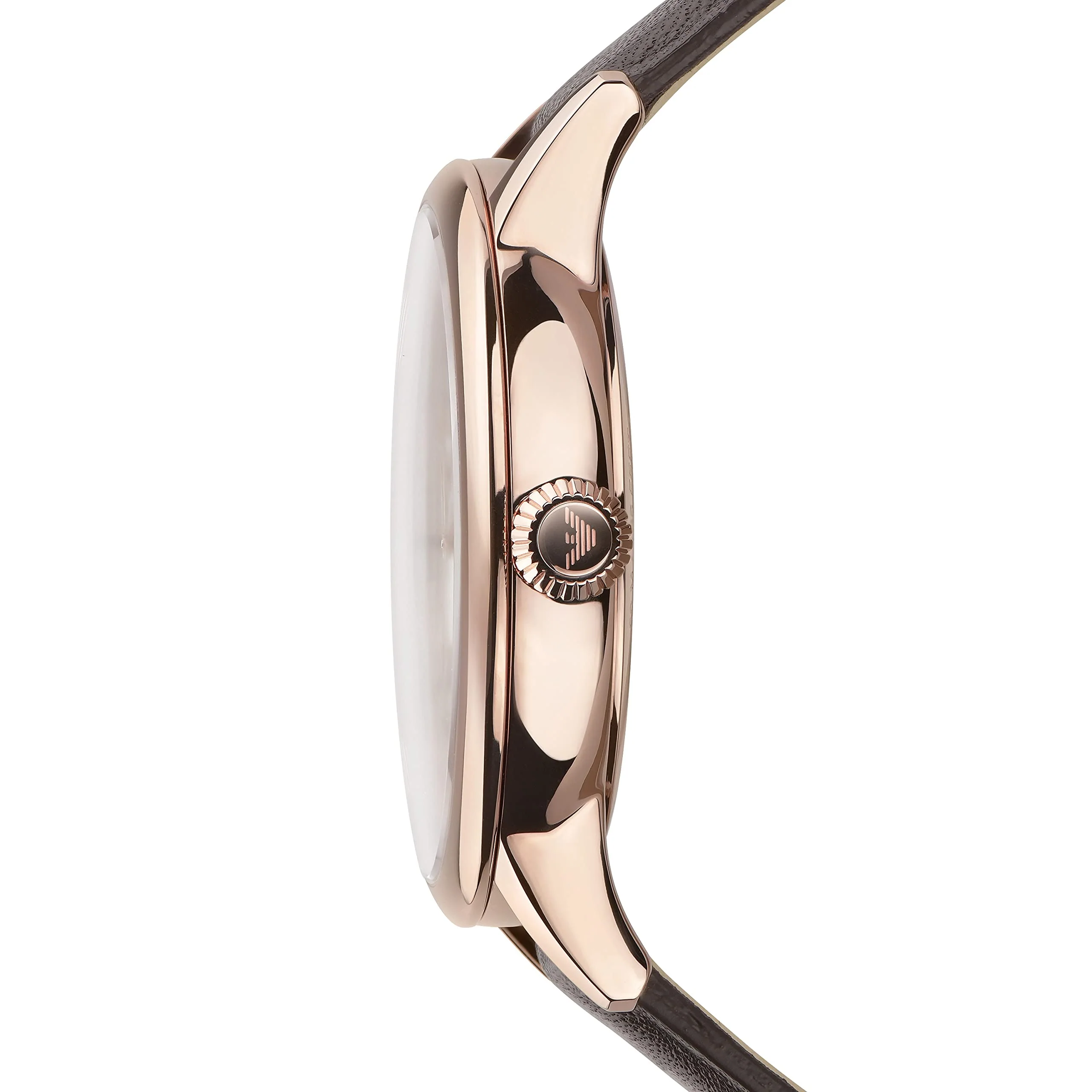 EMPORIO ARMANI ARS5102 Swiss Automatic Brown Leather Watch - Image 2
