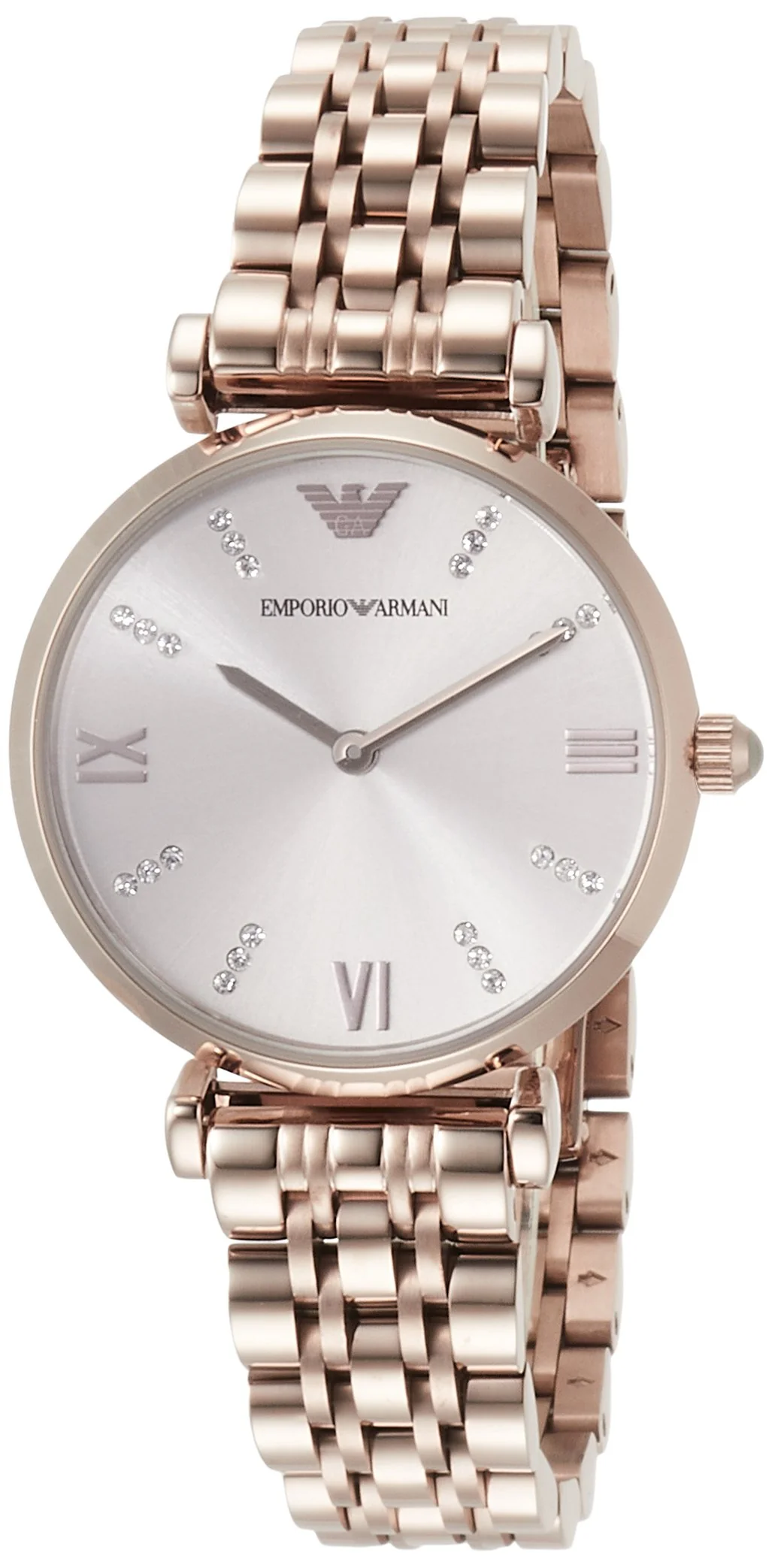 EMPORIO ARMANI Gianni T-Bar AR11059 Rose Gold Women's Watch