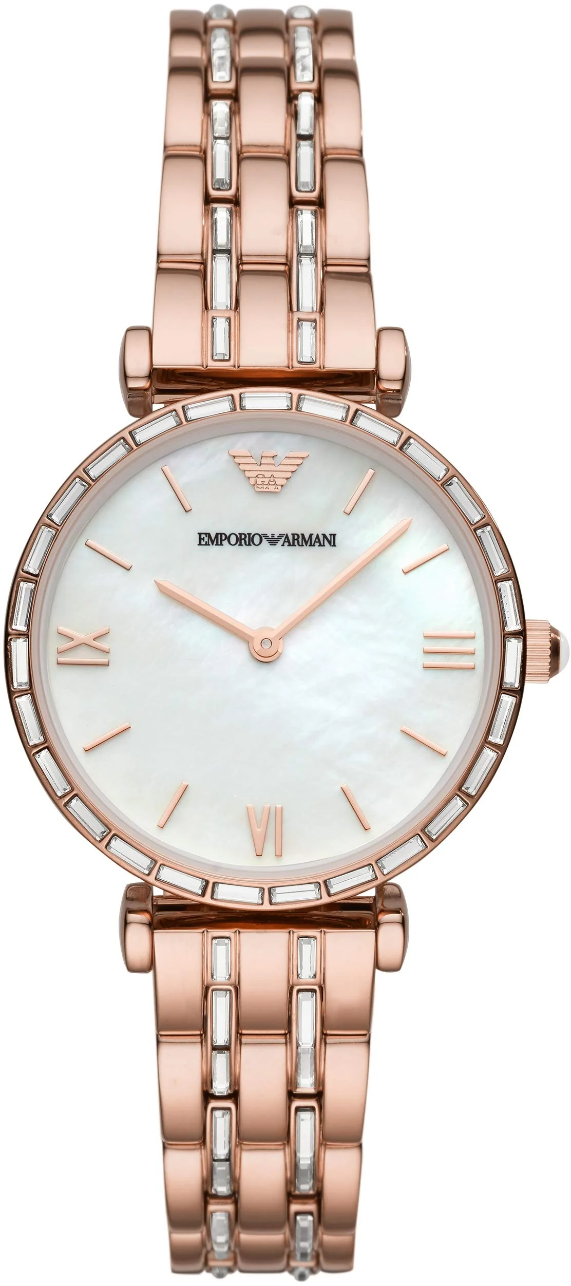 EMPORIO ARMANI Gianni T-Bar AR11294 Rose Gold Women's Watch