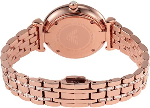 EMPORIO ARMANI Gianni T-Bar AR11294 Rose Gold Women's Watch - Image 2