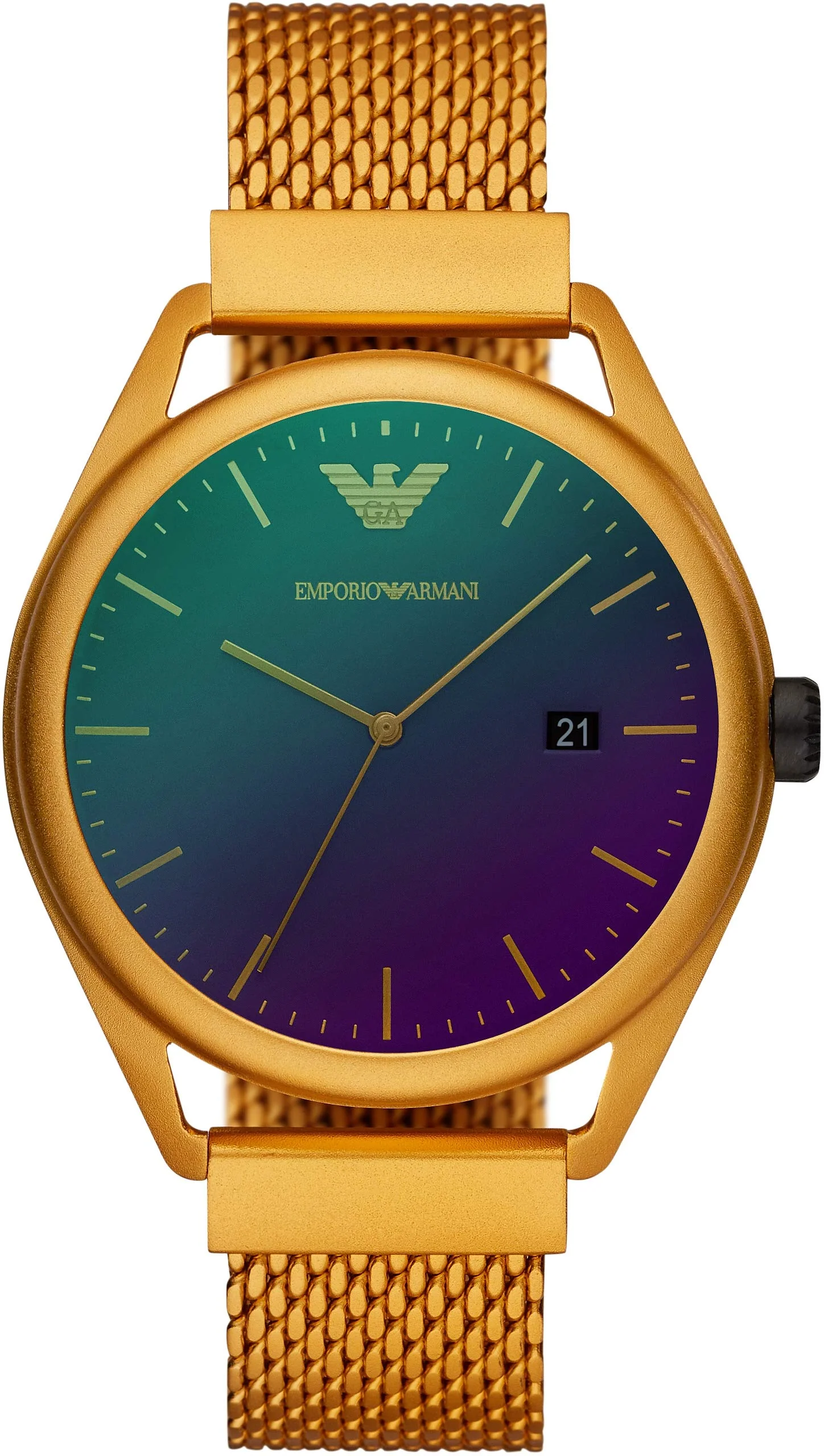 EMPORIO ARMANI Matteo AR11327 Quartz Purple Dial Watch