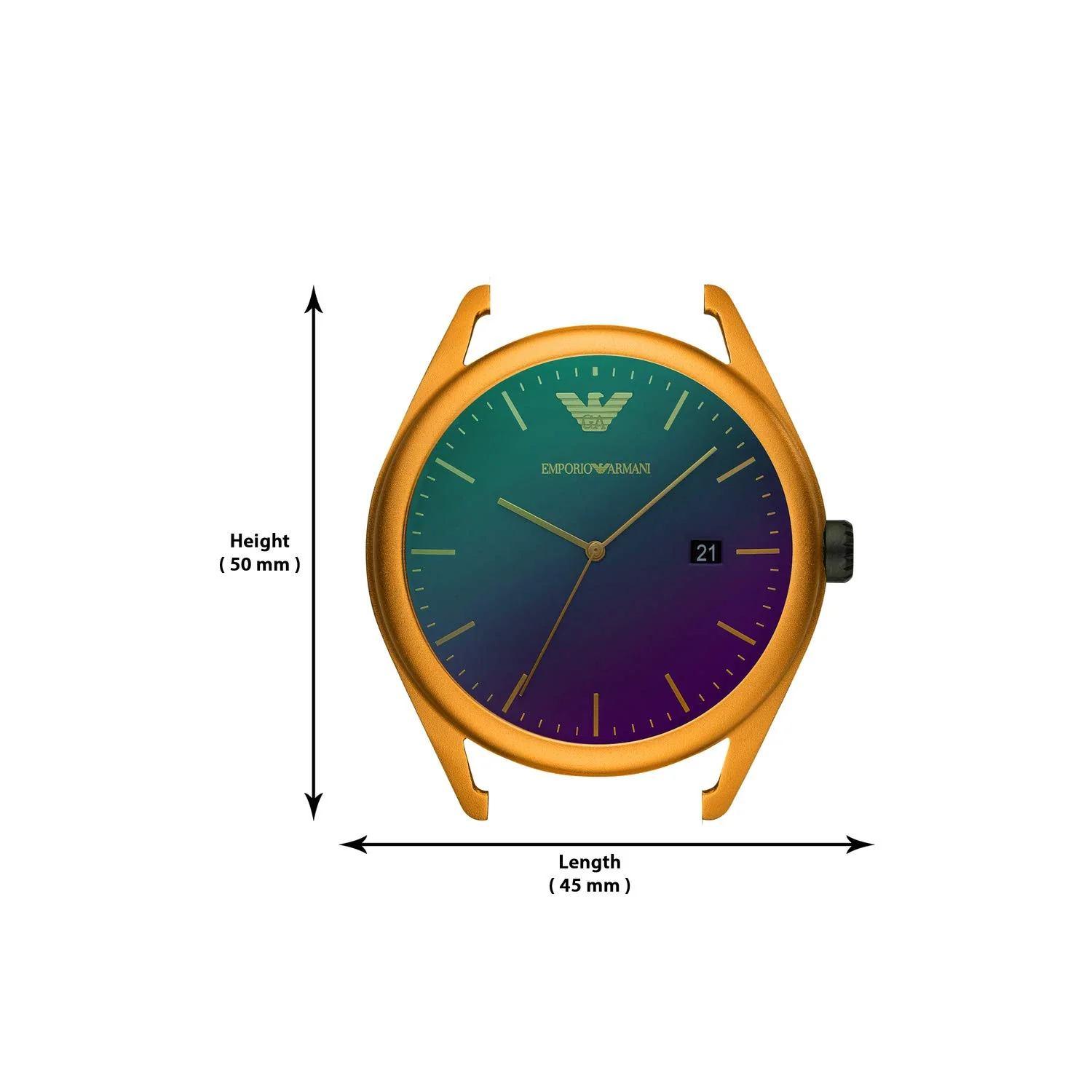 EMPORIO ARMANI Matteo AR11327 Quartz Purple Dial Watch - Image 6